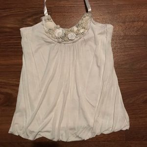 White halter top
